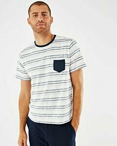 mexx men Printed stripe t-shirt Navy