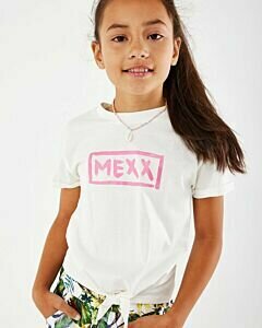 Mexx girls Knitted artwork t-shirt Off white