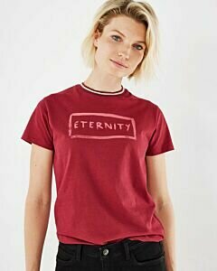 3 in 1 t-shirt Short Sleeve Wine Red