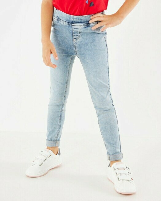 Zonder hoofd Leuk vinden Geleerde NIKKIE Mid waist/ Skinny leg jeans jegging Light Blue | Mexx | Mexx.com