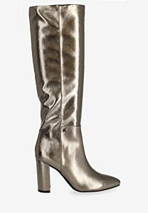 High Boot Krystal Grey Metallic