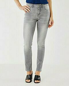 Mexx Women Jenna mid waist jeans light grey