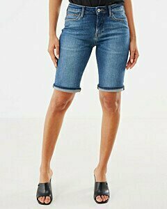Mexx women JENNA SHORT Mid waist/ Slim leg jeans Classic Blue