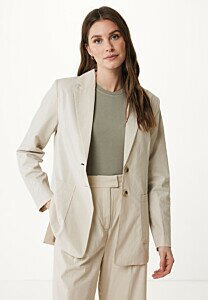 Blazer with front pockets Light Sand