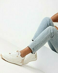 Sneaker Jade White/Gold