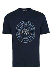 JIMMY T-shirt with chest print Navy