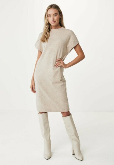 Knitted dress Sand