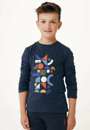 T-shirt With Print Navy
