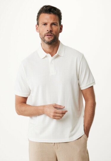 Peter Basic Pique Polo Regular Fit Off White