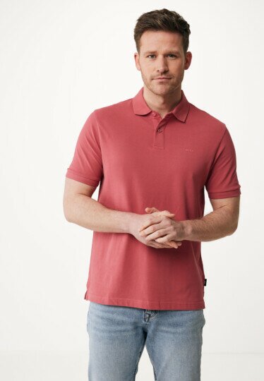 Peter Basic Pique Polo Dusty Red