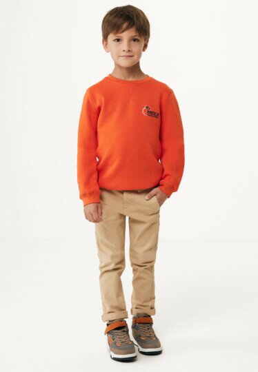 Sweater with artwork Orange