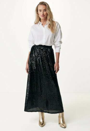 Mexx XX Anouk Maxi Length Skirt Black