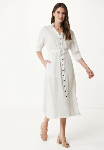 Belted cargo dress Off White