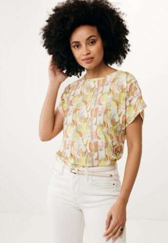Top All Over Print Yellow
