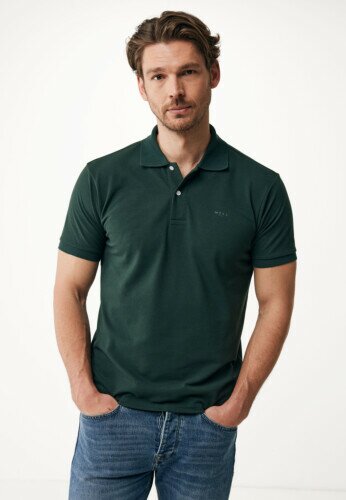 Men Polo T-Shirt Dark Green
