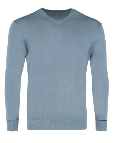 V-neck sweater Denim Blue