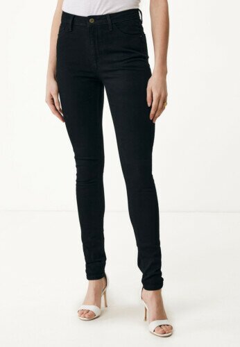 Andrea High Waist / Skinny Jeans Black