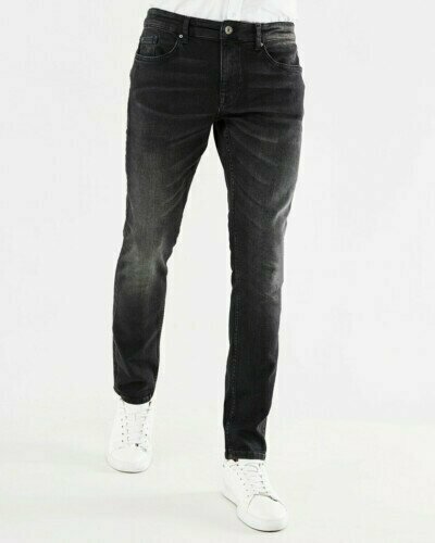 Toxik3 straight jeans WOMEN FASHION Jeans Straight jeans Waxed discount 96% Black 36                  EU 
