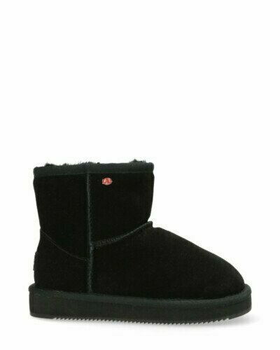 Mexx lined boots black suede for kids
