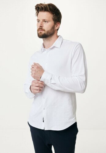 Basic Long Sleeve Shirt White