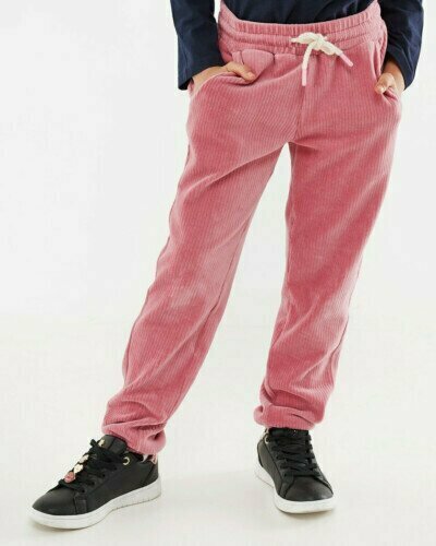 Mexx pink velvet sweatpants for girls