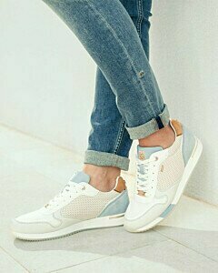 Mexx women Sneaker eflin white / light blue