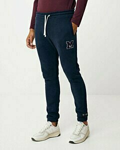 Sweatpants with small print Navy