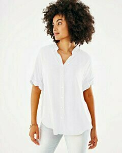 Mexx Women Shortsleeve blouse white