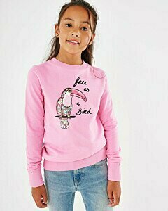 Mexx girls Artwork sweater Pink