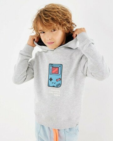 Mexx Boys Hooded sweater grey melee