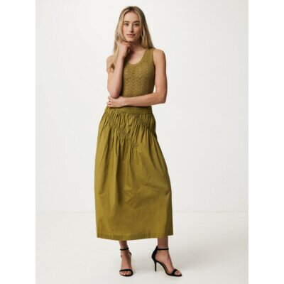 TFW40 CARDBOARD MATERIAL SKIRT グリーン　　　　M CARDBOARD MATERIAL SKIRT | TFW49（ティーエフダブリュー）Official