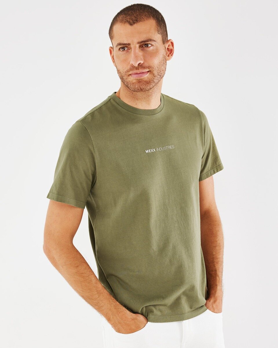 Crewneck t-shirt Army Green
