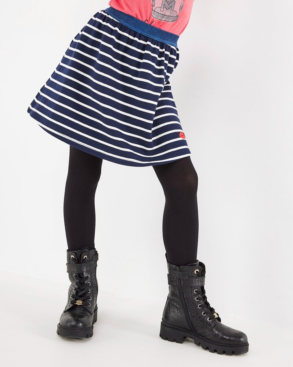 Knitted skirt Navy